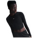 Nike Γυναικεία μακρυμάνικη μπλούζα Sportswear Chill Knit Longsleeve Cropped Top